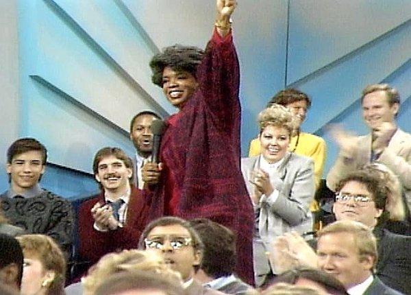 13. Bu fotoğraf Oprah Winfrey Show'un galasına ait. Neredeyse 32 yıl önce!
