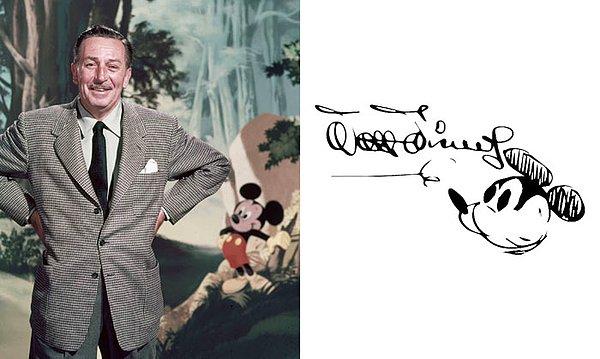 3. Walt Disney - ABD'li yapımcı, yönetmen, senarist, seslendirme sanatçısı ve animatör