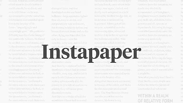 1. Instapaper