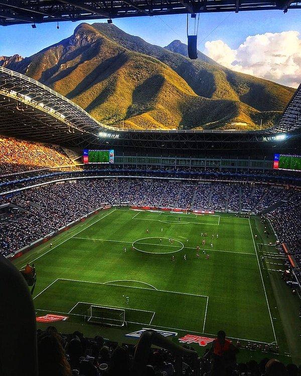 7. Meksika'da bulunan Monterry Stadyumu.