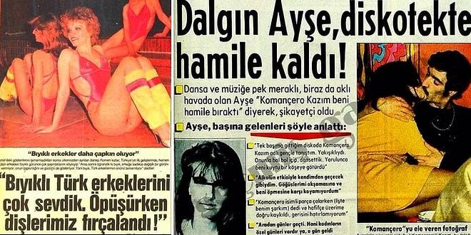 Türkiye'de Bir Döneme Damga Vurmuş Semi-Erotik Gazetelerden 27 Gerçeküstü Haber