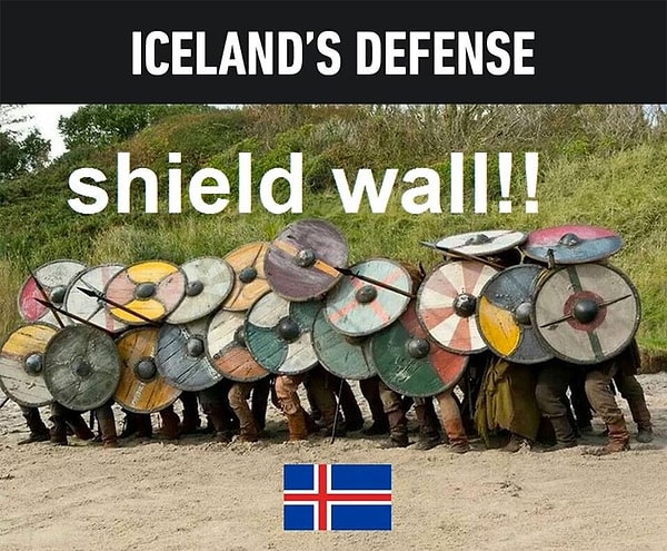 39. Исландская защита: щитовая стена!