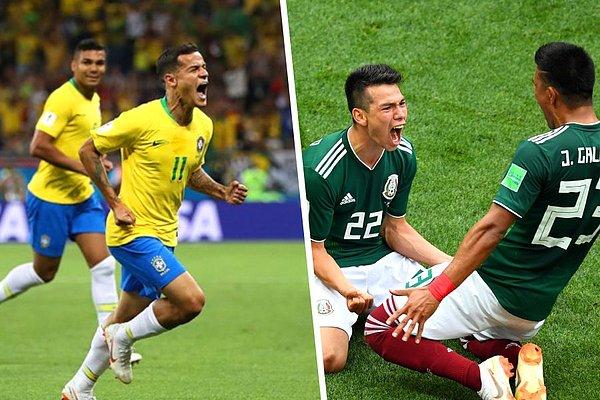 Brezilya 2-0 Meksika