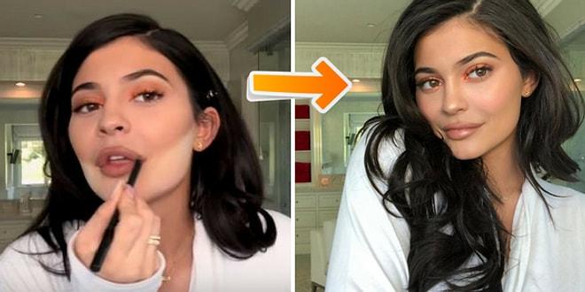 Meğer Saatler Sürmüyormuş: Kylie Jenner Merak Edilen Makyajını Nasıl Yaptığını Gösterdi