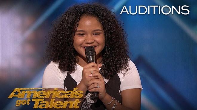 Muhteşem Sesiyle Amerika Yetenek Yarışmasına Damga Vuran 15 Yaşındaki Yarışmacı