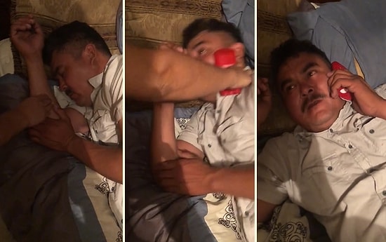 Mışıl Mışıl Uyurken Ev Halkı Tarafından Troll'lenen Adam