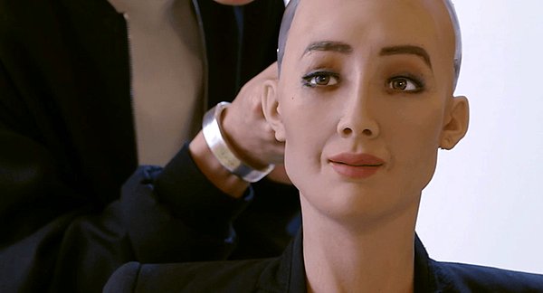 Robot Sophia bu konferansta Etiyopya'nın resmi dili Amharca konuşacaktı