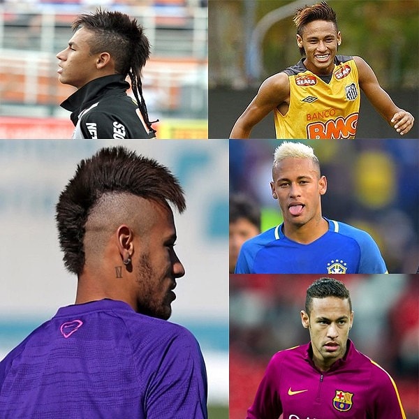 22. Прически Неймара - это отдельная тема и повод для создания мемов.