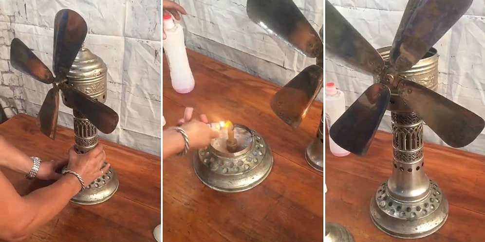 1870 Yılına Ait Antika Buhar Fanı