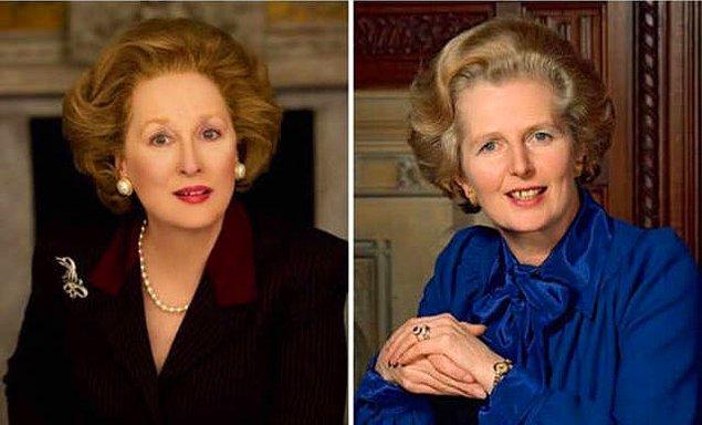 6. Merly Streep 👉 Margaret Thatcher