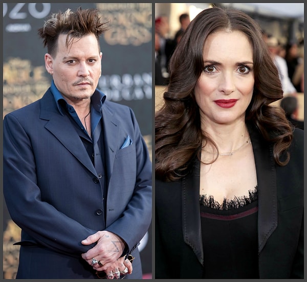 12. Джонни Депп и Вайнона Райдер сегодня