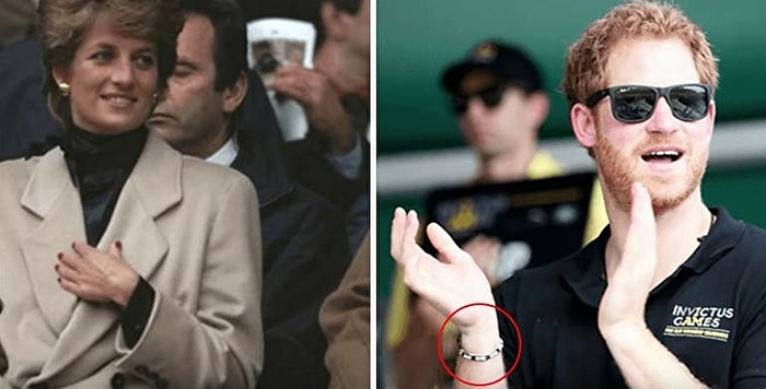 Принц Гарри носит золотой браслет в честь памяти принцессы Дианы уже 17 лет