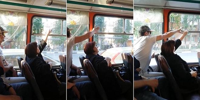 Otobüste Yaptıkları Cam Açma Kapama Kavgasıyla Tuhaflıkta Zirve Yapan Yolcular