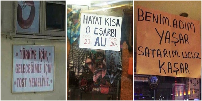 Slogan Bulma Konusunda Tamamen Çaresiz Kalıp, Aklına İlk Gelen Sloganı Kullandığı Anlaşılan 15 İşletme