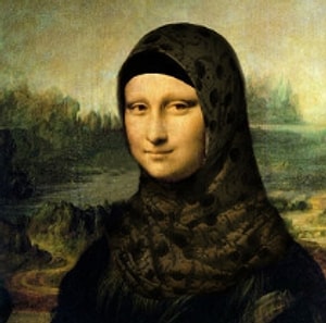 Türbanlı Mona Lisa Profil Resmi