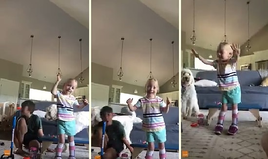 Serebral Palsi Olan Ufaklığın İlk Defa Kendi Kendine Adımlarını Attığı Muhteşem Anlar