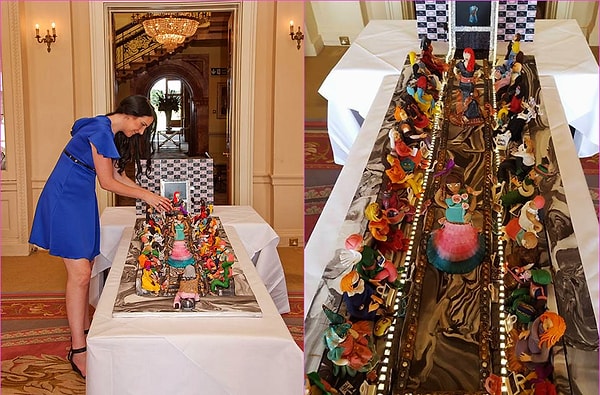 На этот раз Дебби пришел заказ от молодого человека, который в качестве подарка на день рождения хотел приподнести своей возлюбленной торт.