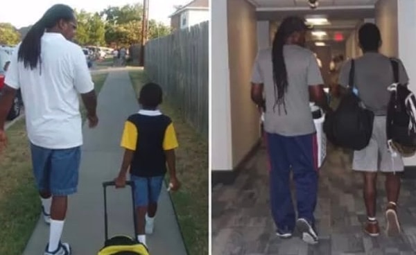 11. «От первого дня в детском саду до поступления в колледж. Спасибо, папа»