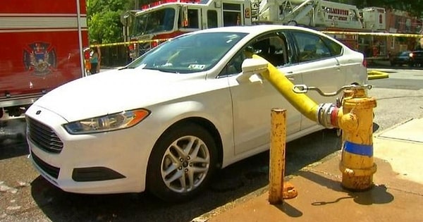 8. Паркуетесь возле пожарного гидранта? Будьте готовы к такому повороту событий!