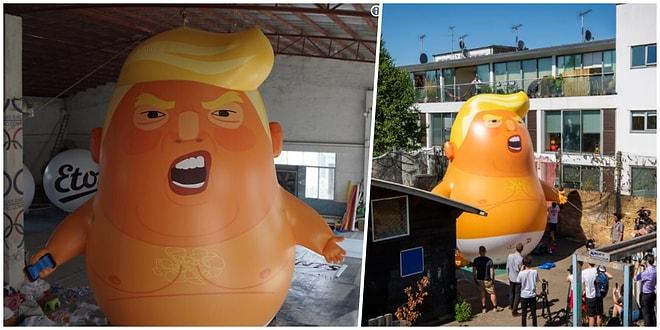 Belediye Başkanı Onayladı: ABD Başkanı'nın Londra Ziyareti Sırasında 'Trump Bebek' Balonu Uçuracaklar!
