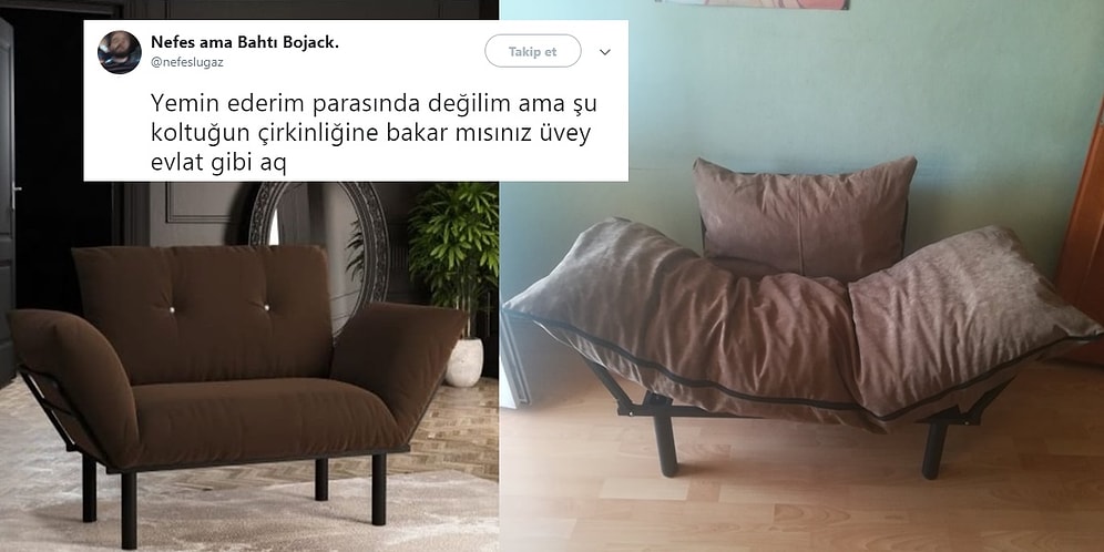 Sipariş Ettiği Koltuk Fotoğraflardaki Gibi Gelmeyince Hem İsyan Edip Hem de Herkesi Güldüren Adam