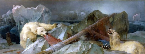 7. Как называется картина Эдвина Генри Ландсира, посвященная пропавшей экспедиции Франклина?