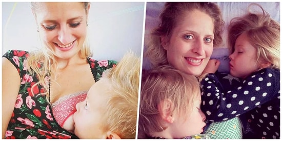 Her Gece Çocuklarıyla Birlikte Uyuyan ve 3 Yaşındaki Oğlunu Emzirmeye Devam Eden Anne