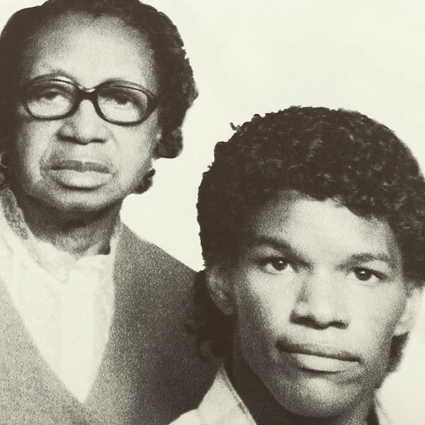 15. А это Джейми Фокс с бабушкой, Эстель Мэри Тэлли