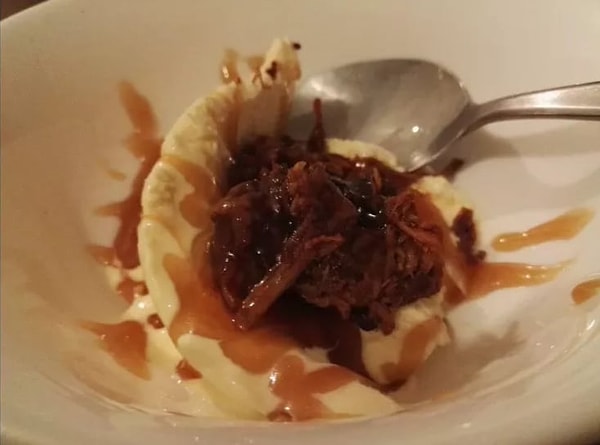 12. Ванильное мороженое с беконом - деликатес для беременных