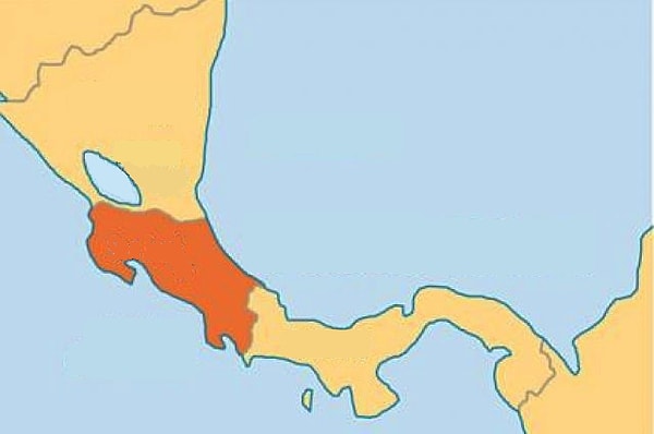 8. Как называется страна, которая находится между Панамой и Никарагуа?