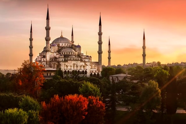 5. Эта шикарная мечеть находится в...