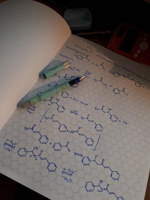 1. Organik Kimya dersi için hazırlanmış bu not defteri: 😍