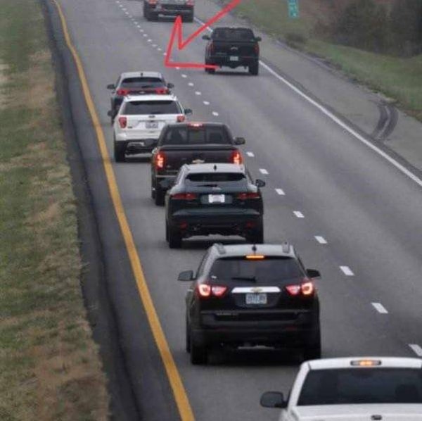 7. Вот она, причина пробки...