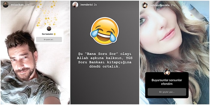 Instagrama Yeni Gelen Soru-Cevap Özelliğiyle Takipçilerinin Sorularını Cevaplayan Ünlü İsimler!