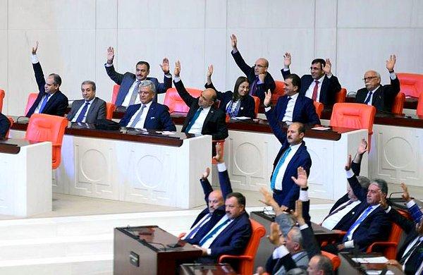 Yapılan 1. tur oylamada AKP'nin adayı Binali Yıldırım 331 oy aldı. CHP'nin adayı Erdoğan Toprak ise 134 oy aldı.