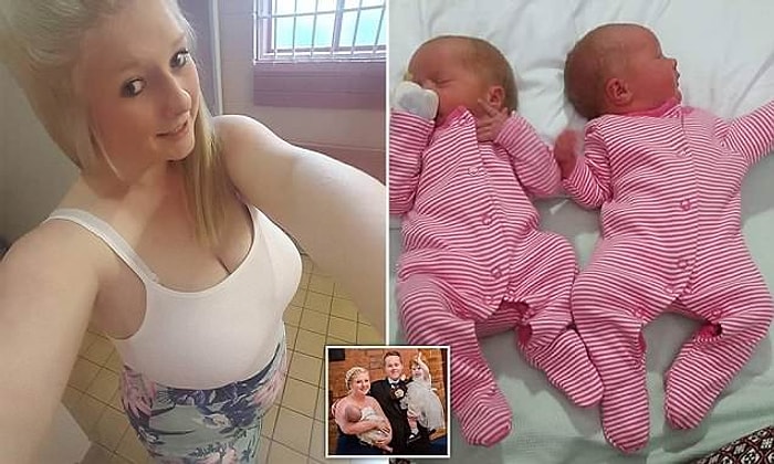 21-летняя мамочка не знала, что беременна, пока не родила двойню, когда пошла ночью в туалет