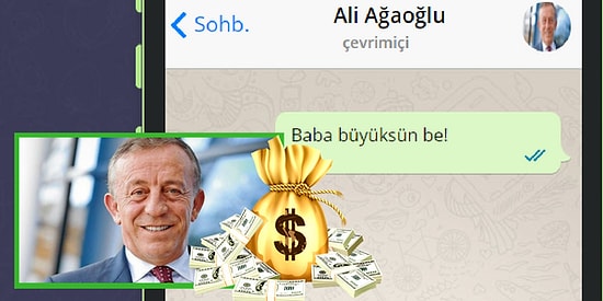 Whatsapp'ta Ali Ağaoğlu'ndan Para Koparabilecek misin?