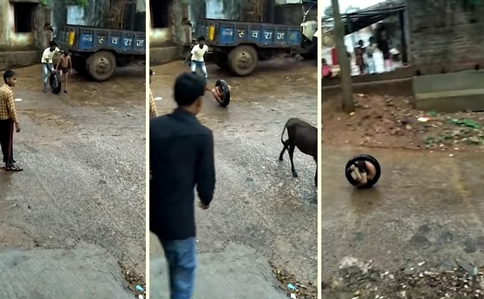 Yokluk İçinde Kendilerine Eğlence Yaratan Çocuklardan Düşük Bütçeli Bisiklet
