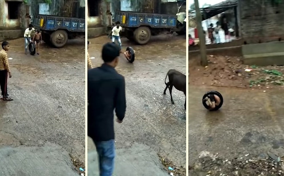 Yokluk İçinde Kendilerine Eğlence Yaratan Çocuklardan Düşük Bütçeli Bisiklet