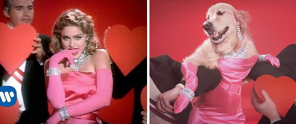 2. Клип на песню "Material Girl"