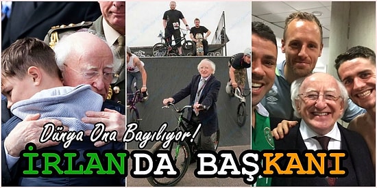 Adeta Tonton Bir Dede! İrlanda'nın 77 Yaşındaki Pamuk Gibi Başkanı Michael D. Higgins