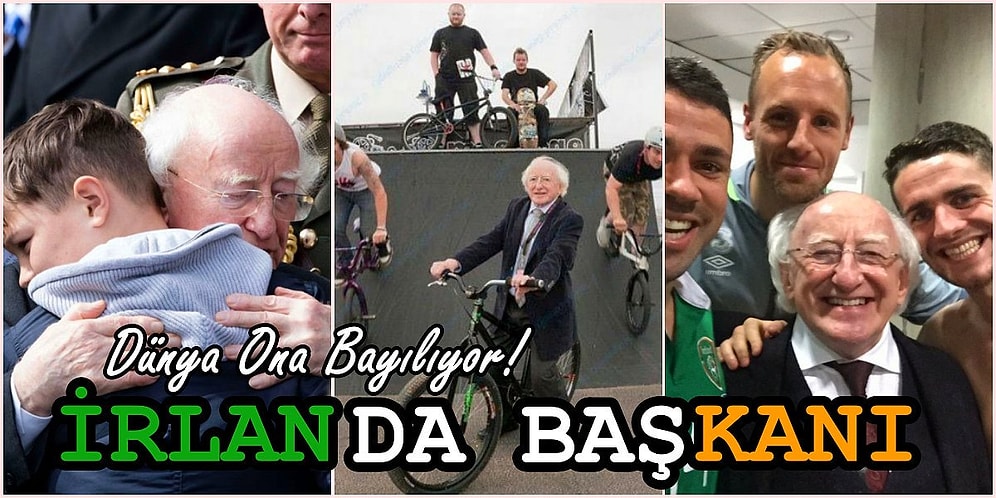 Adeta Tonton Bir Dede! İrlanda'nın 77 Yaşındaki Pamuk Gibi Başkanı Michael D. Higgins