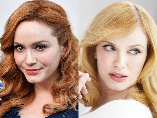 20. Кристина Хендрикс красится в рыжий цвет уже более 10 лет...