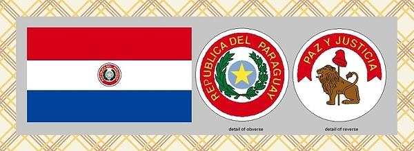 10. Paraguay bayrağının arka ve ön yüzündeki logo farklıdır.