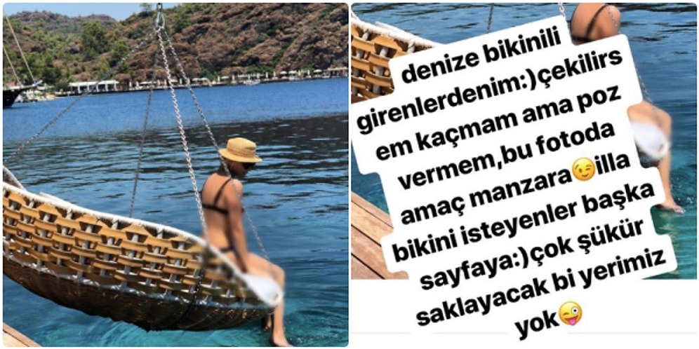 Bakalım Daha Neler Göreceğiz? Ece Erken Bikinili Fotoğrafını Sansürleyerek Paylaştı, Herkesin Diline Düştü!