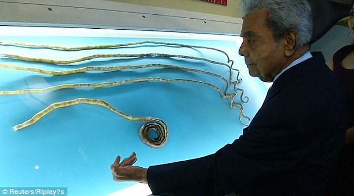 Человек с самыми длинными в мире ногтями, наконец-то, отстриг их, и теперь они будут выставлены в музее