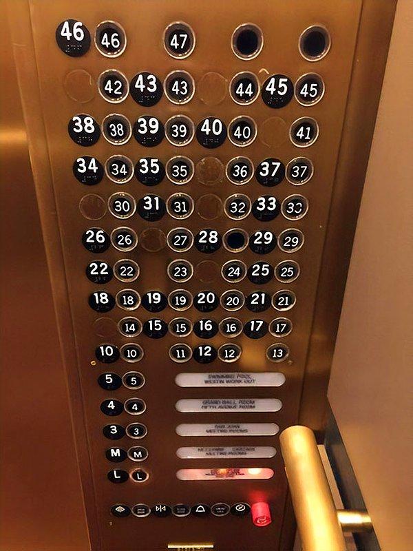 14. Bu asansör tuşları: