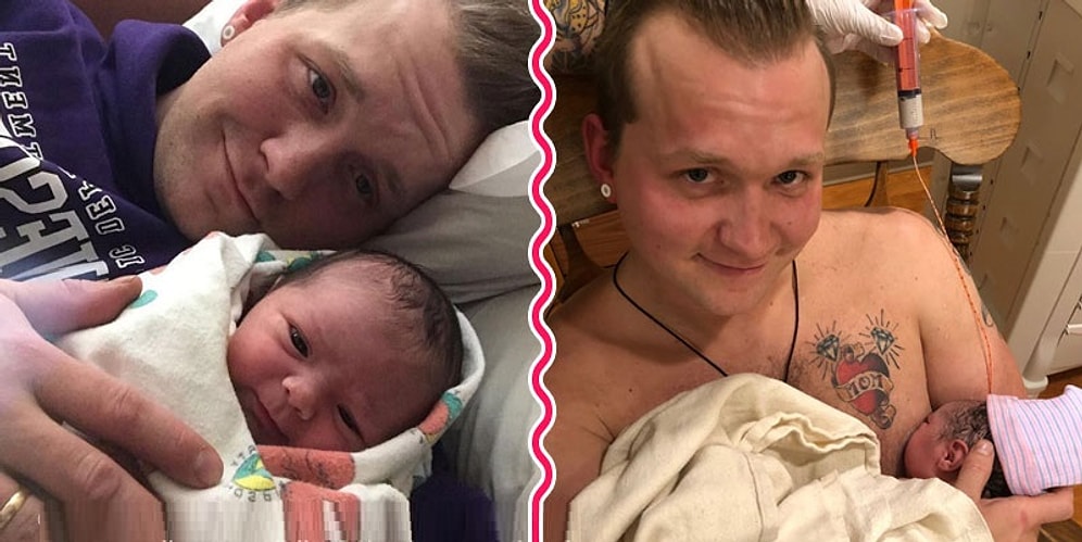 Настоящий отец! Фотографии, на которых этот мужчина кормит грудью свою новорождённую дочь, потрясли интернет!