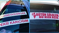 En Mutlu Günlerinde İçlerindeki Enerjileri Yazılara Dökmüş Kişilerden Birbirinden Garip 19 "Düğün Aracı" Yazısı