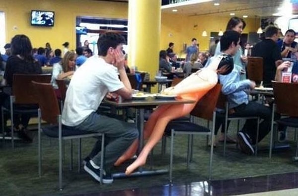 4. Зато с любимой :)